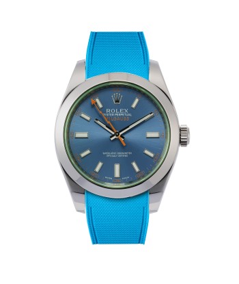 Rolex – R strap Premium - Bracelet-montre caoutchouc motif cordura pour Milgauss 40mm  & bracelet Oyster Voir les baskets