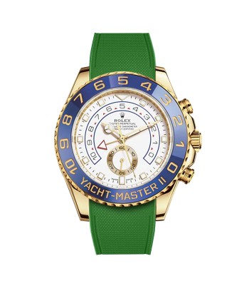 Rolex – R strap Premium - Bracelet-montre caoutchouc motif cordura pour Yachtmaster II 44mm  & bracelet Oyster Véritable concentré