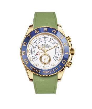 Rolex – R strap Premium - Bracelet-montre caoutchouc motif cordura pour Yachtmaster II 44mm  & bracelet Oyster Véritable concentré