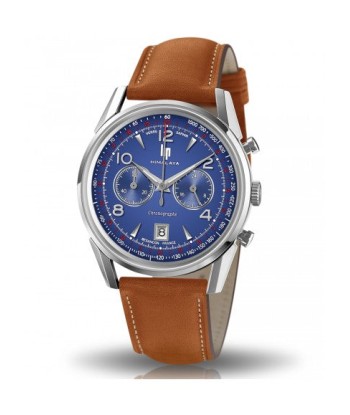 Montre Lip - Himalaya 40mm chronographe cadran bleu JUSQU'A -70%! 