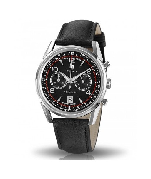 Montre Lip - Himalaya 40mm chronographe cadran noir prix