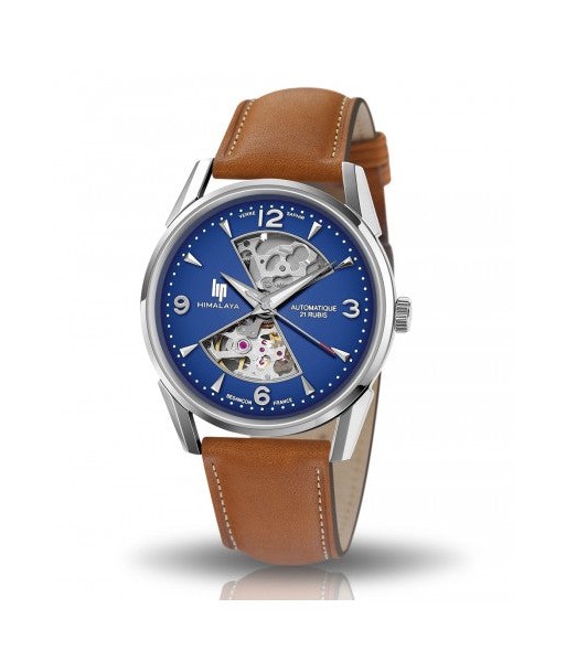 Montre Lip - Himalaya 40mm sablier cadran bleu de France